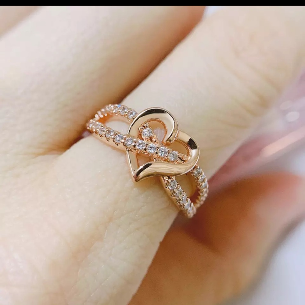 18K Rose Gold Plated Ring